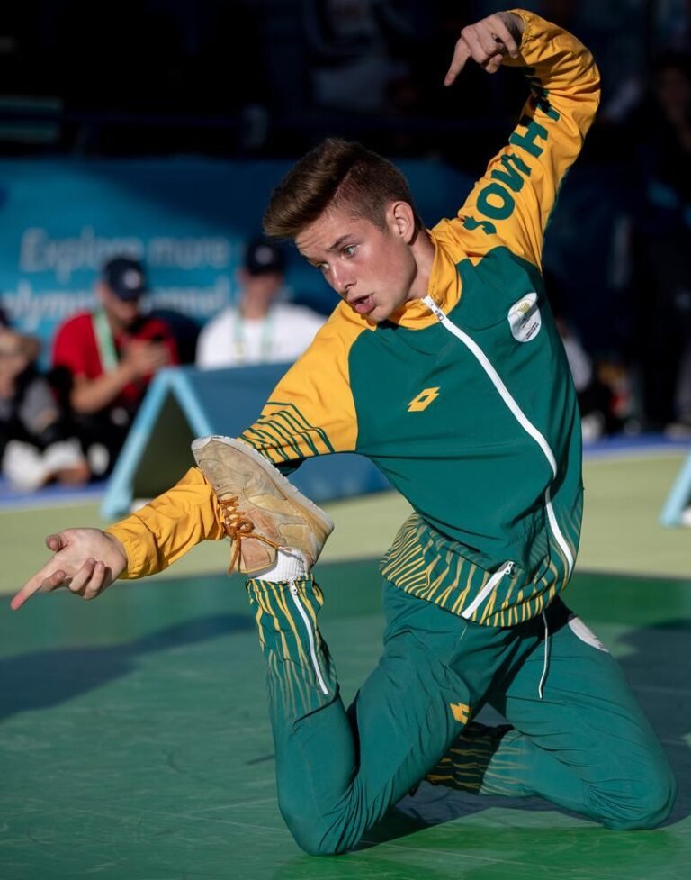 Jordan Smith Olympic Representative of South Africa in the Youth Olympics 2018 only at DanceWeb Studio Randburg South Africa